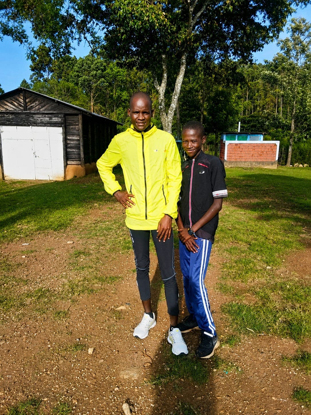 Victor Kipkorir Seurei in running attire