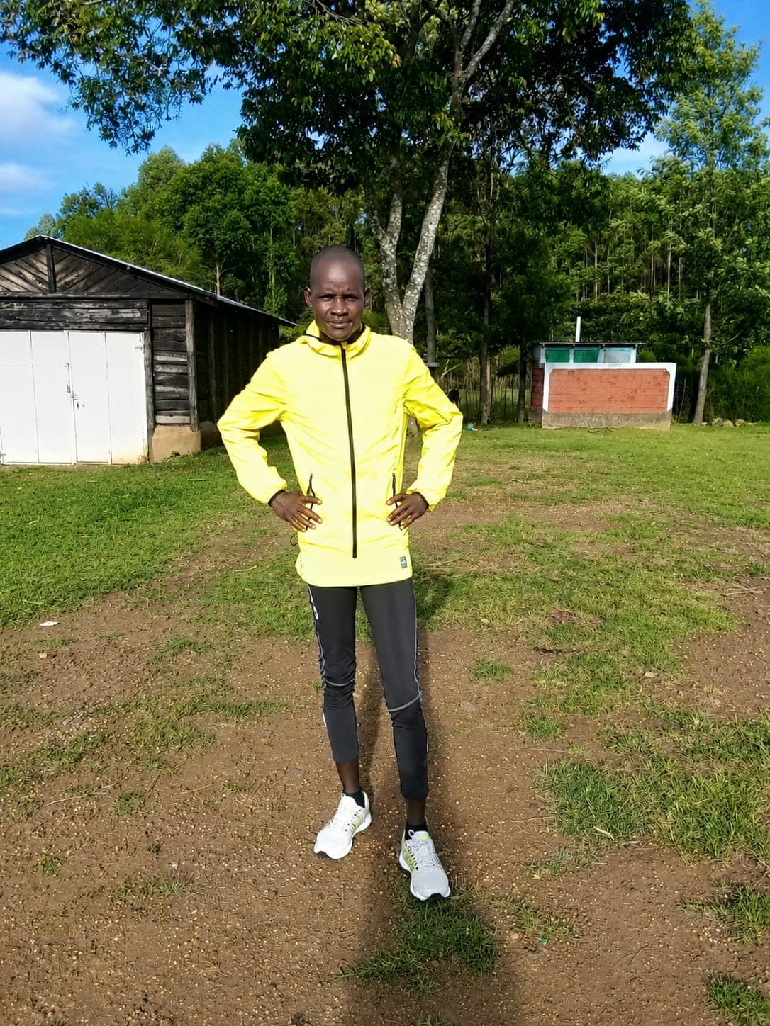 Victor Kipkorir Seurei in running attire