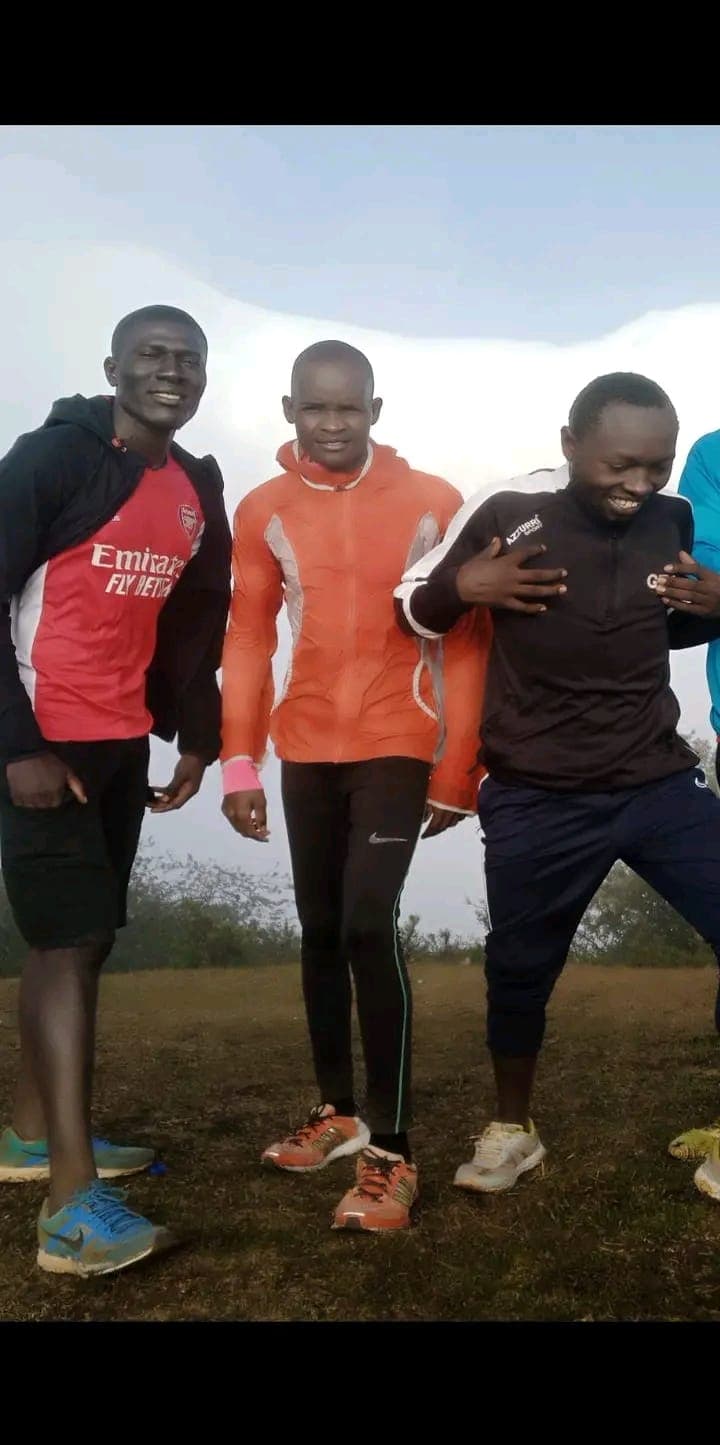 Victor Kipkorir Seurei wearing running attire