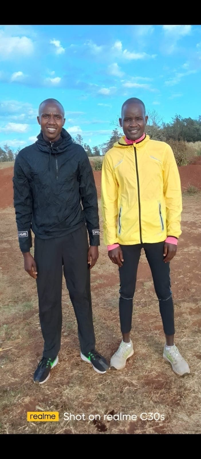 Victor Kipkorir Seurei in running clothes