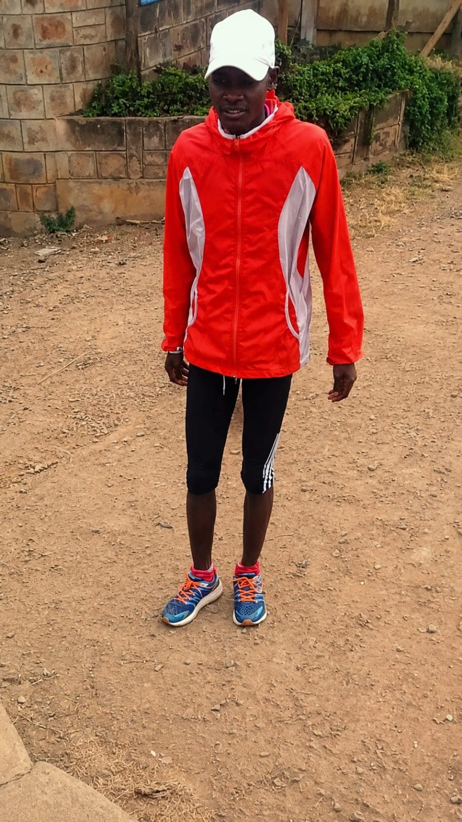 Victor Kipkorir Seurei wearing sportswear